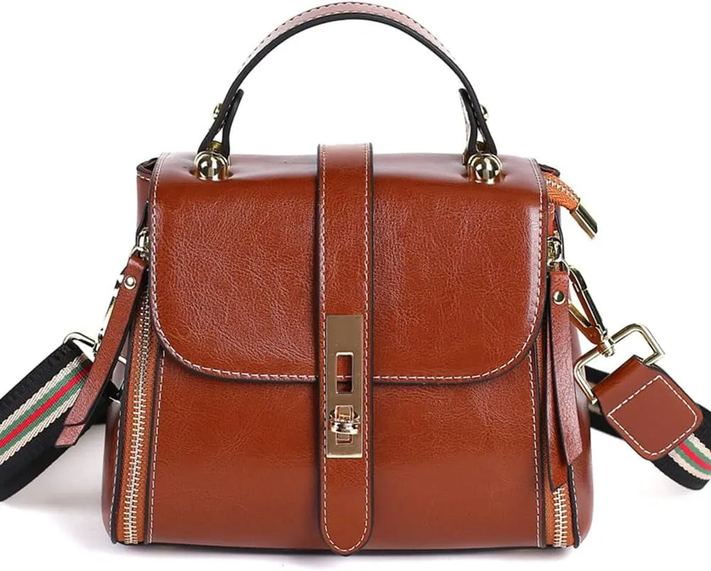 Women's Shoulder Bags Leather Handbags Fashion Top-Handle Bags For Women, One Color, One Size