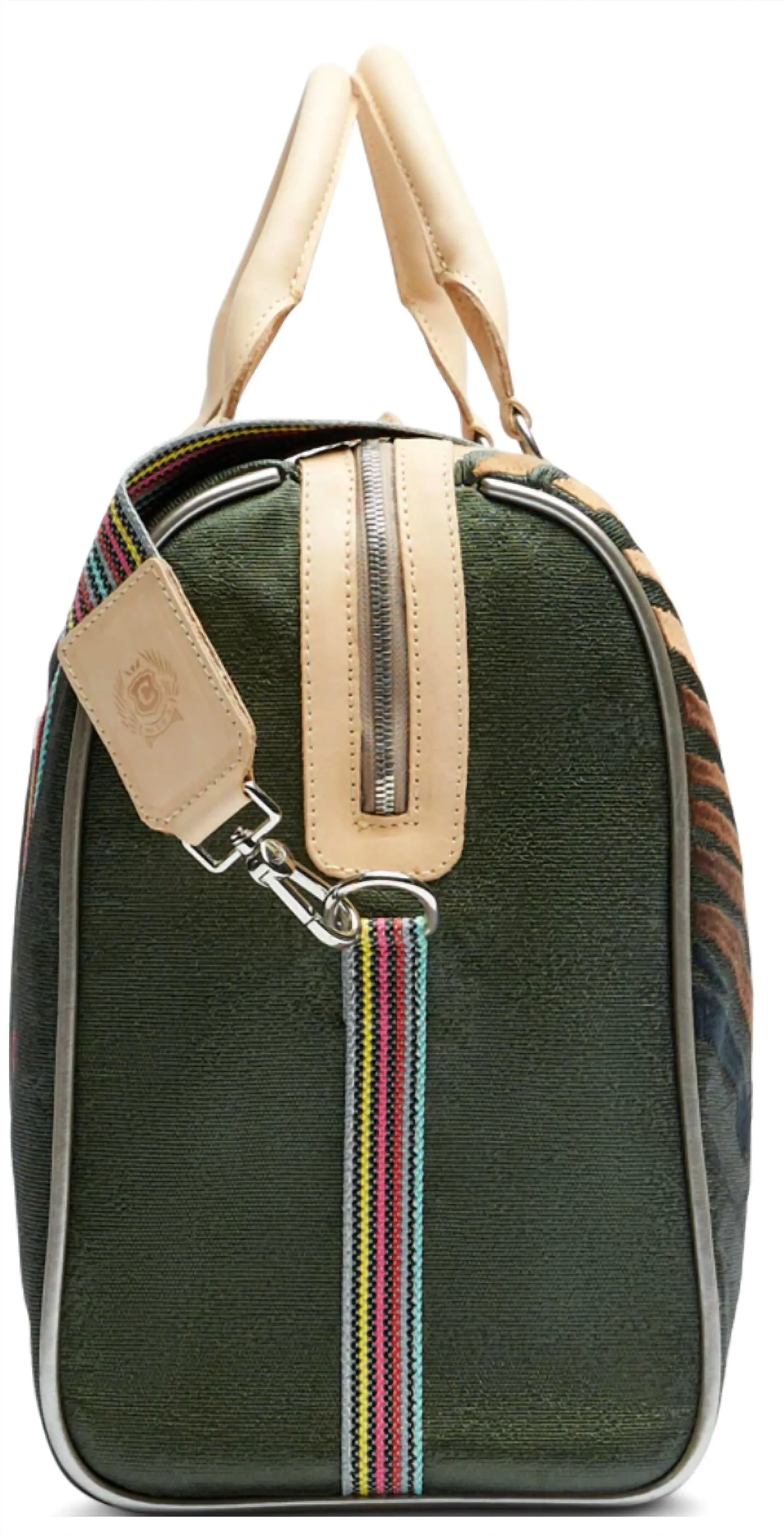 Women's Slash Jet Setter Crossbody Bag In Olive Green