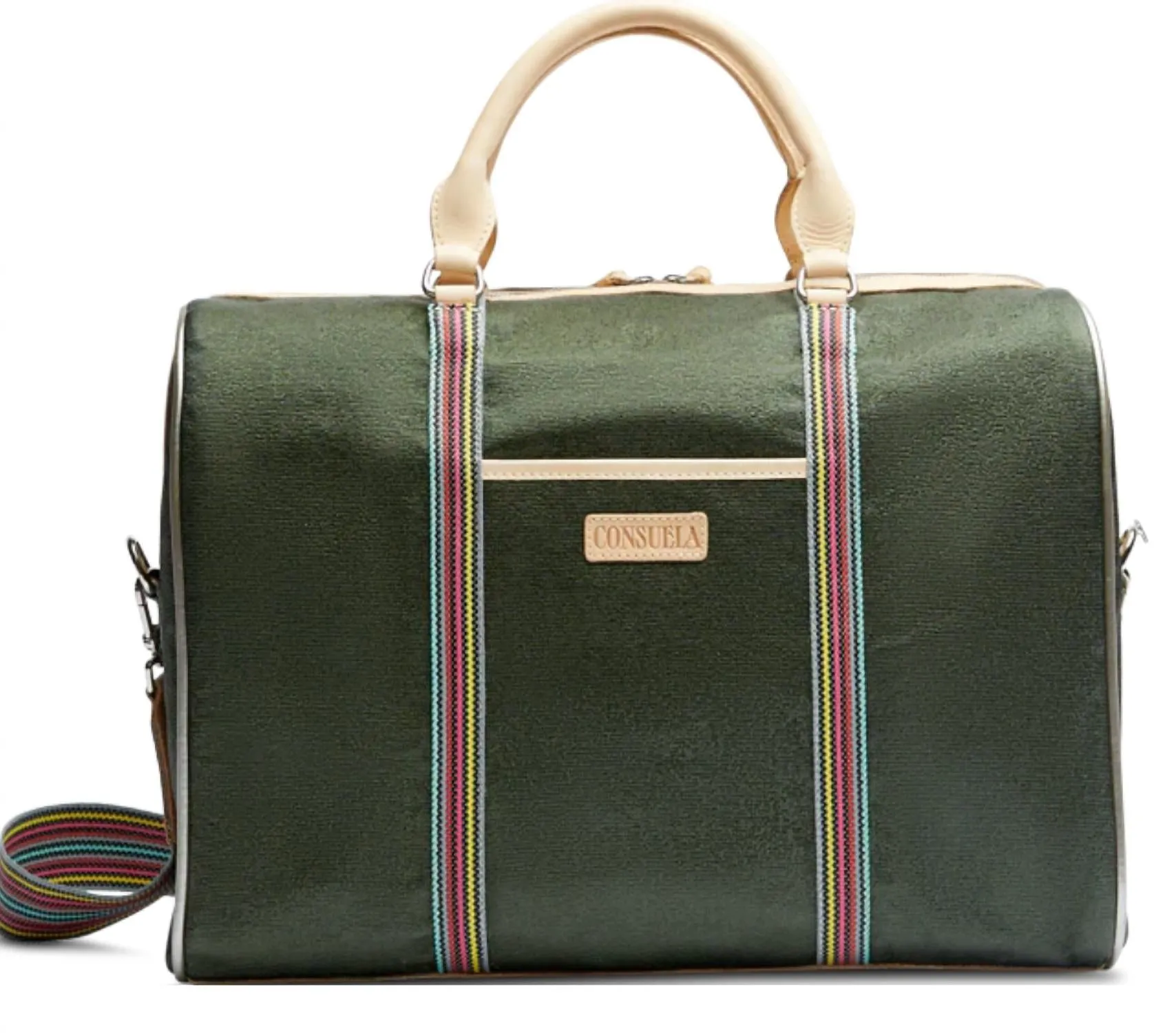 Women's Slash Jet Setter Crossbody Bag In Olive Green