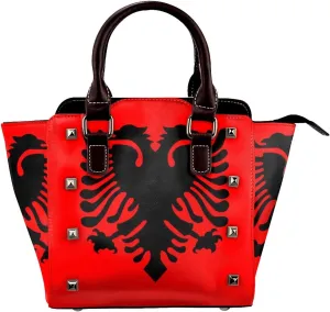 Womens Studded Tote Handbags Top Casual Shoulder Bags Satchel Purse
