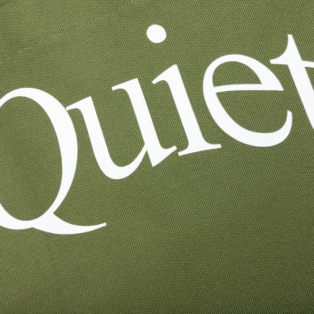 Wordmark Tote Bag - Olive