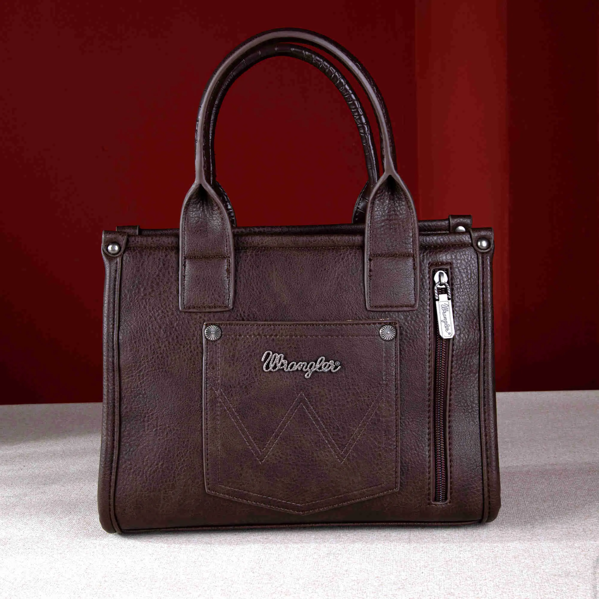 Wrangler Croc Print Concealed Carry Crossbody