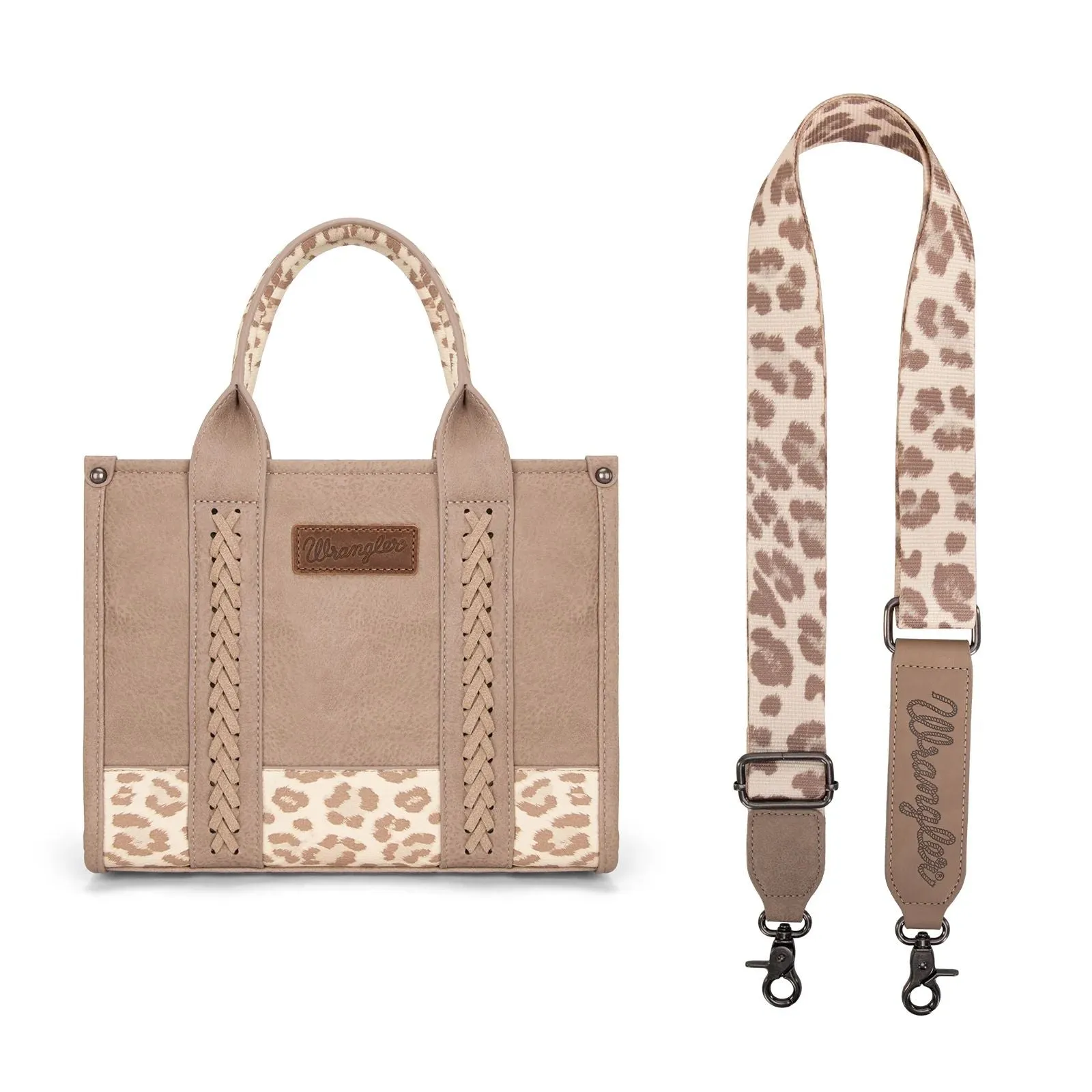 Wrangler Leopard Print Concealed Carry Tote or Crossbody
