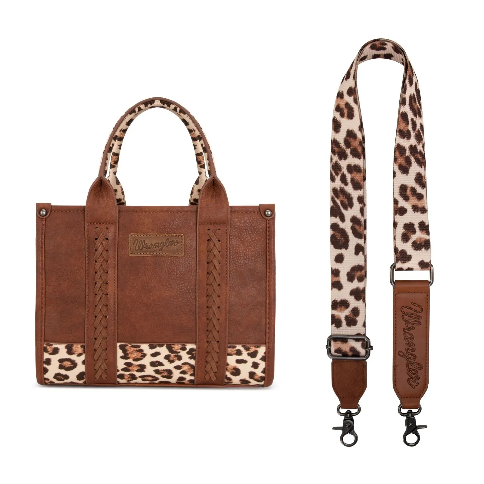 Wrangler Leopard Print Concealed Carry Tote or Crossbody