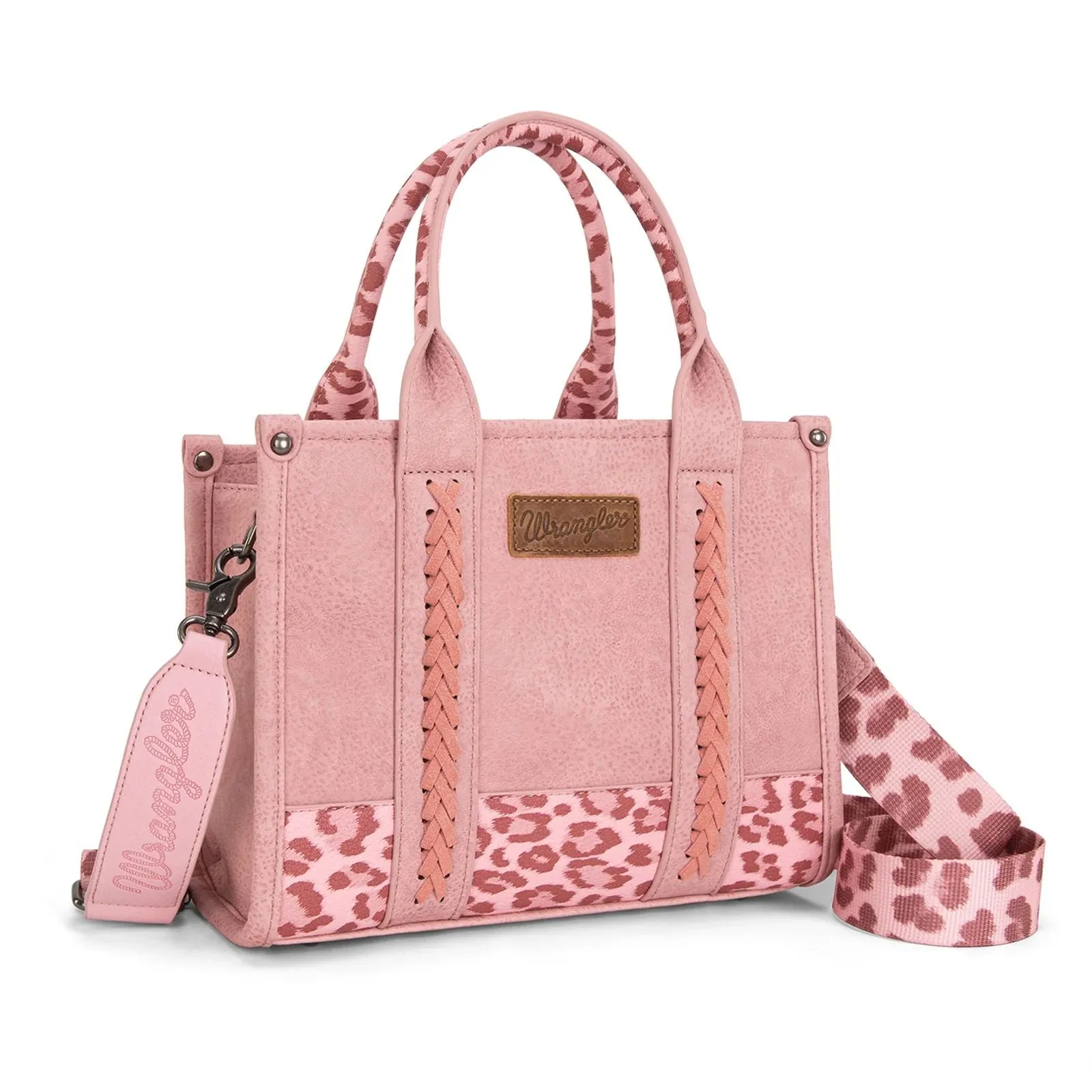 Wrangler Leopard Print Concealed Carry Tote or Crossbody