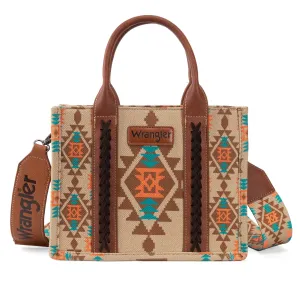 Wrangler Small Crossbody Canvas Tote - Tan - WG22038120STN
