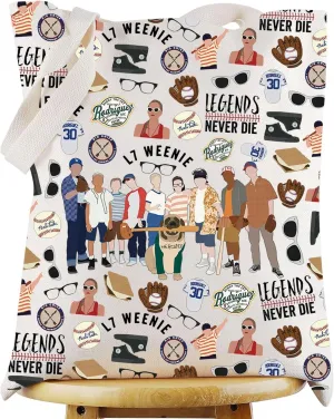 WZMPA Scotty & Benny Travel Makeup Bag Scotty & Benny Fans Gift The Jet Rodriguez Benny Zipper Bag Benny Baseball Inspired Gift (legends never die TG)