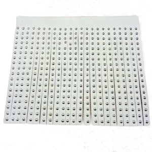 Yalulu 1 Meter Rivets Leather Suede Tassel Fringe Trims, Faux Leather Tassel Trims Ribbon DIY Sewing Craft Garment Hem Accessories (White)