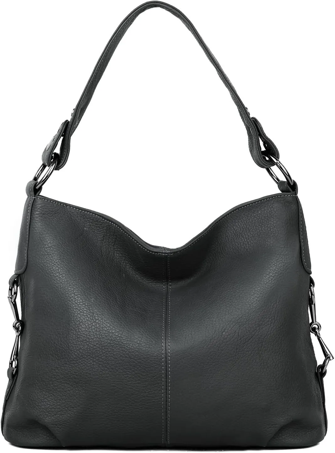 YALUXE Genuine Leather Shoulder Bags Stylish Hobo Handbags Purses Crossbody Bags for Women