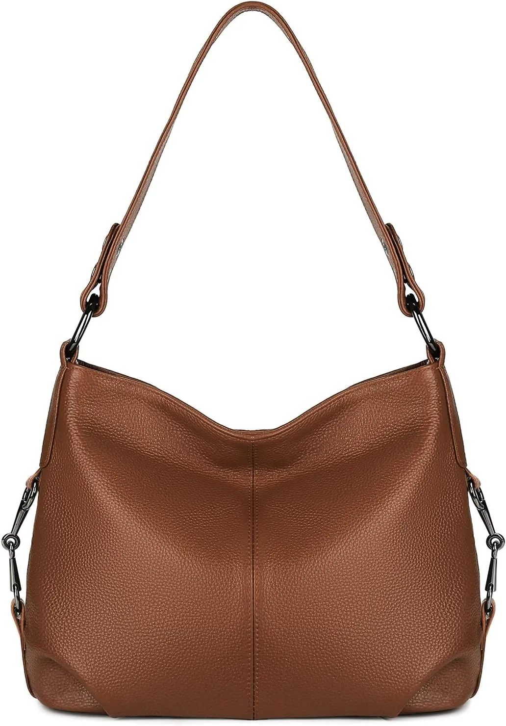 YALUXE Genuine Leather Shoulder Bags Stylish Hobo Handbags Purses Crossbody Bags for Women