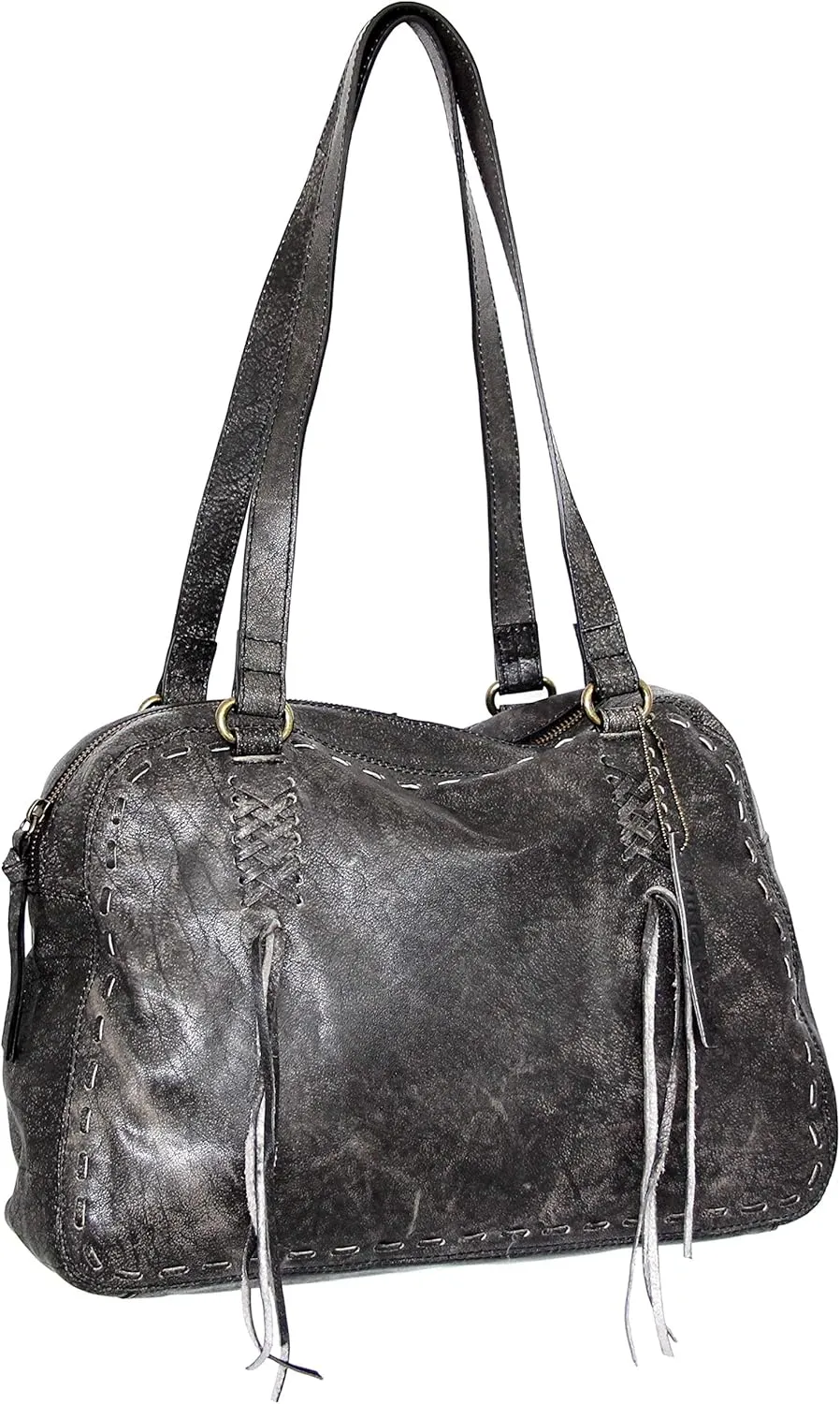 Yara Leather Bowler Bag