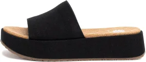 Yellow Box Women's Anatto Flatform Sandal, Wedge Flatform Slide, Round Toe, Medium-High Heel, Fashion Sandals