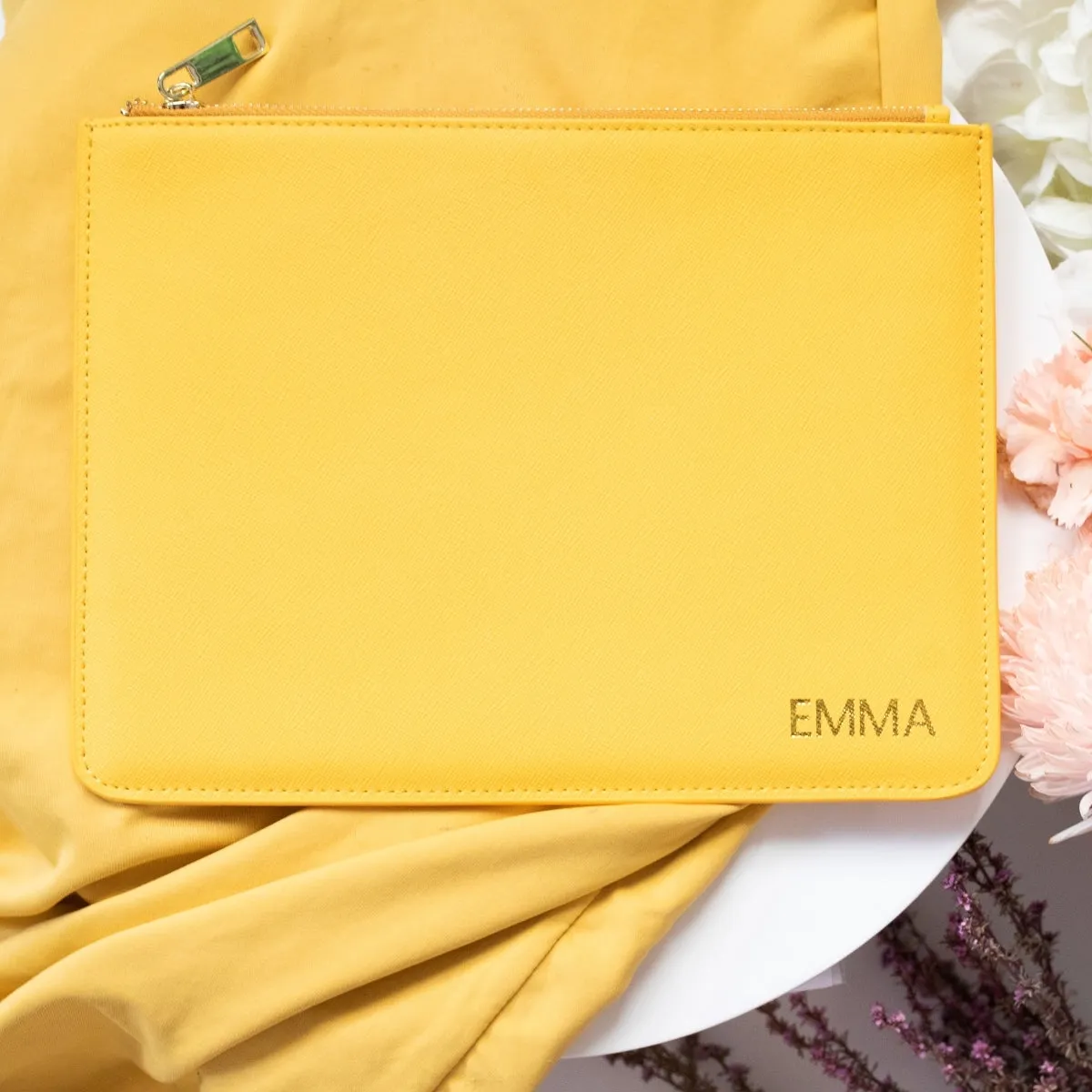 Yellow Bridal Set Personalised Bridesmaids Gift