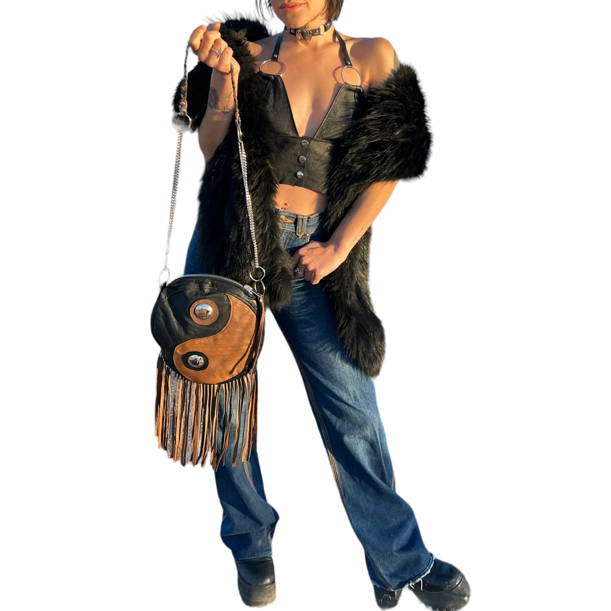 Yin Yang Queen Handbag