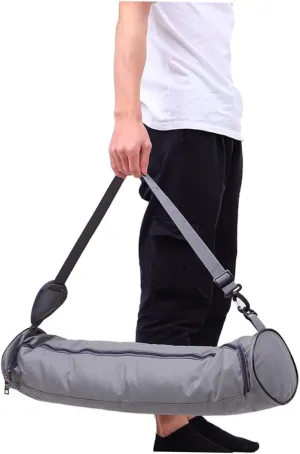 Yoga Mat Storage Pouch Durable Canvas Carry Bag with Zipper Design for Gym Sports Travel and More Lightweight Sling Bag for Easy Portability and Storage