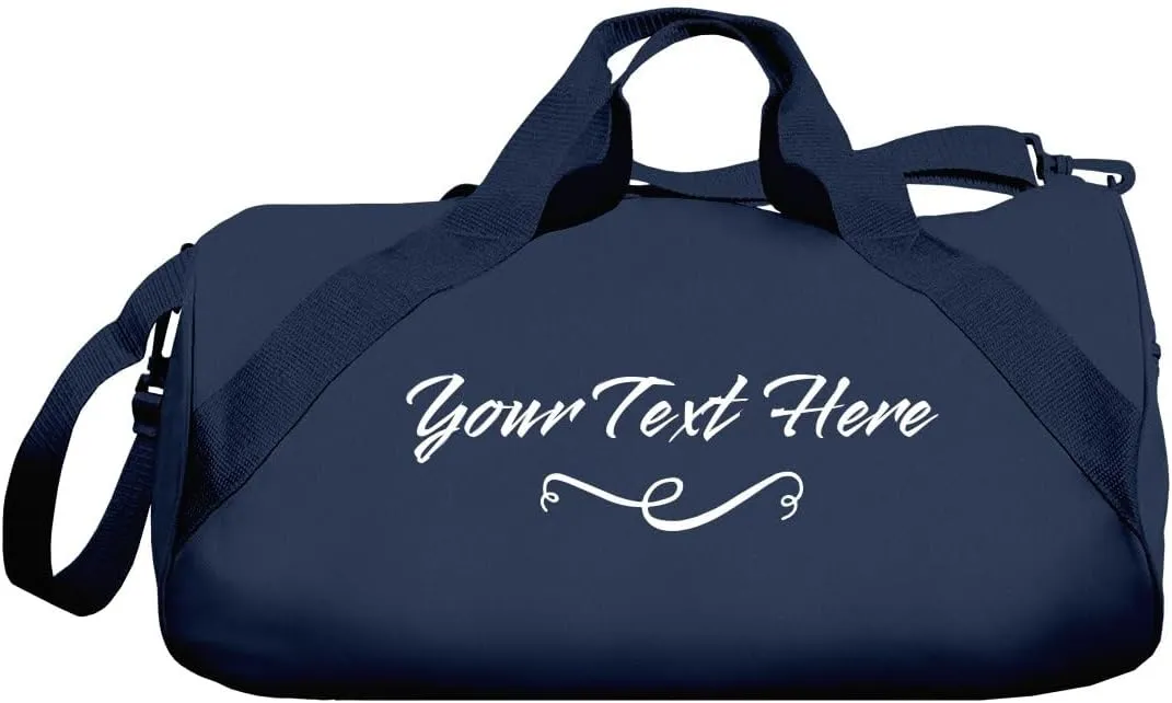 Your Custom Text Dance Bag: Barrel Duffel Bag